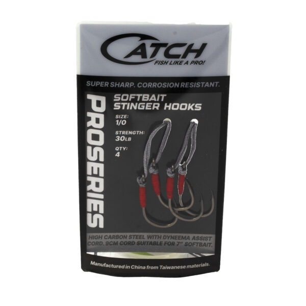 Softbait Stinger Hooks 6 Softbait Stinger Hooks